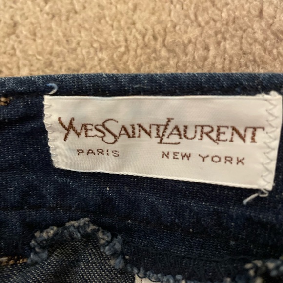 Vintage Authentic YSL Jeans - Picture 3 of 6